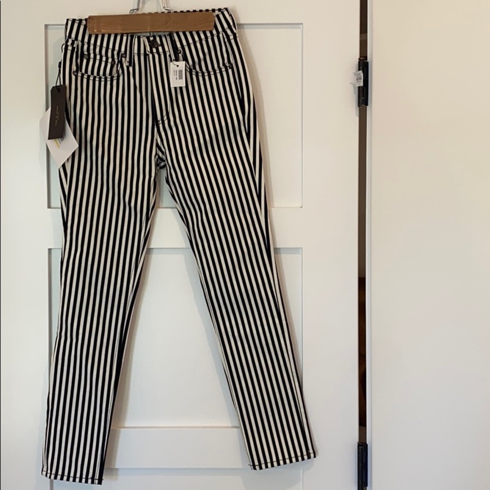 Rag and Bone high rise ankle skinny jeans